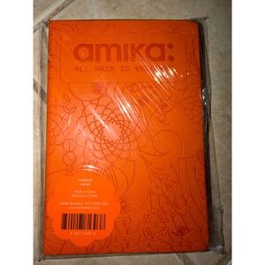 Amika All Hair Is Welcome Orange Hair Care Stylist Salon Notebook Journal New
